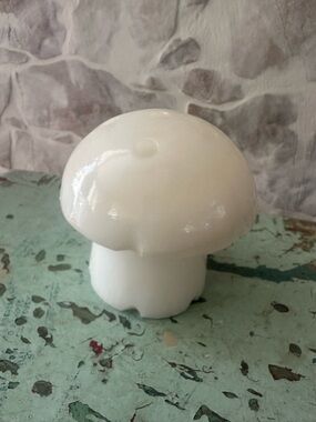 Vintage Mushroom Flower Frog